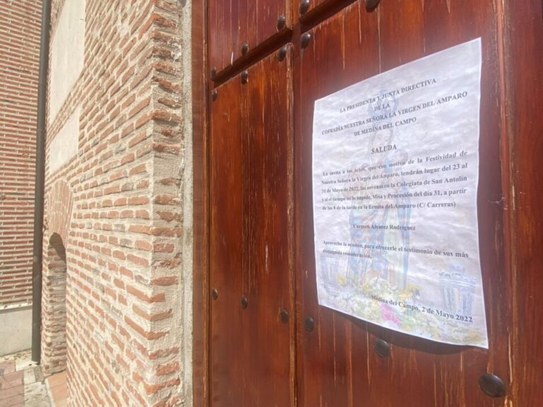 La Virgen del Amparo procesionará en Medina del Campo el próximo 31 de mayo
