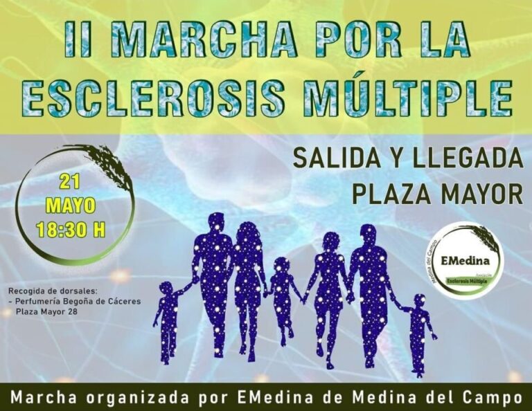 Medina del Campo celebrará el 21 de mayo la II Marcha por la Esclerosis Múltiple