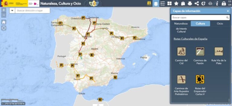 La Red de Rutas del Emperador Carlos V se incorpora al visualizador de rutas del Instituto Geográfico Nacional