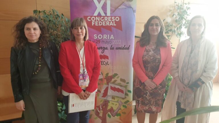 La delegada del Gobierno en Castilla y León inaugura en Soria el XI Congreso Federal del sindicato STECyL