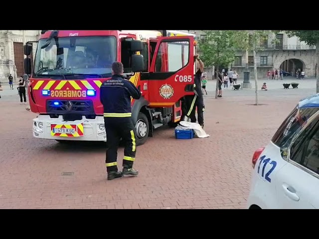 Susto en la Plaza Mayor de Medina