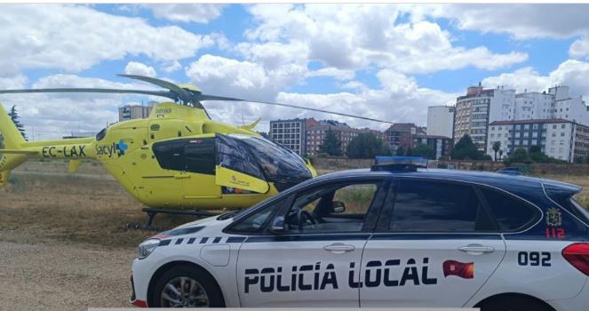 Un herido grave al ser atropellado por un turismo en León