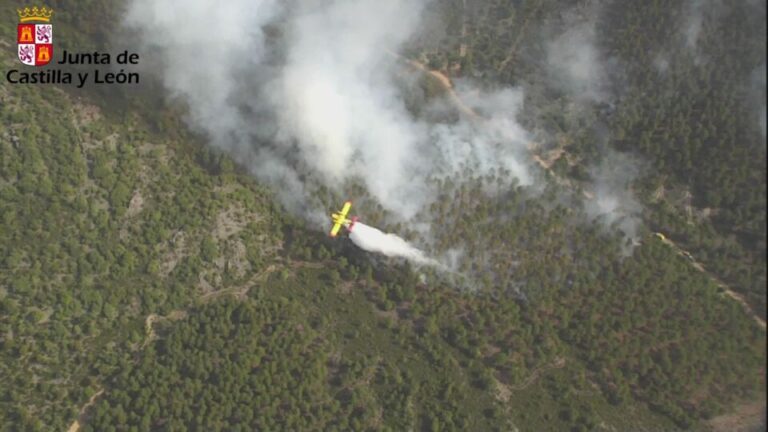 Declarado el nivel 2 el incendio en la Sierra de la Culebra en Zamora