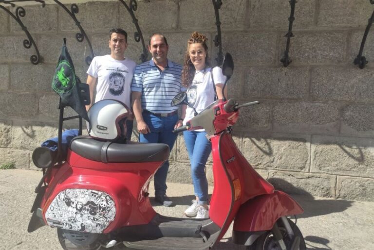 Rutas, fiesta y homenaje con la IX Concentración de Modt@Vespas Medina del Campo