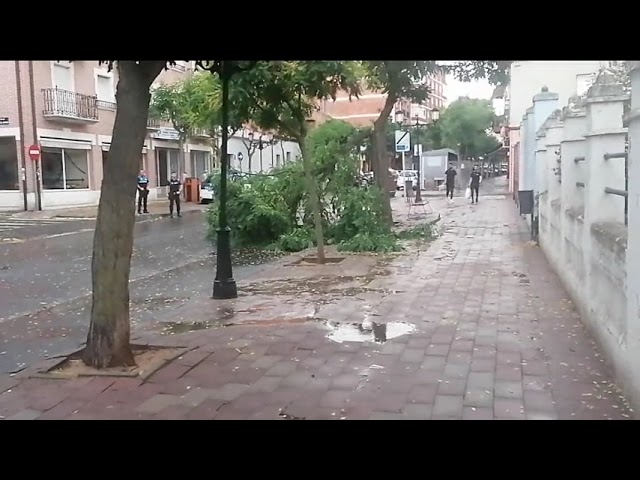 Efectos de la Tormenta en Medina del Campo
