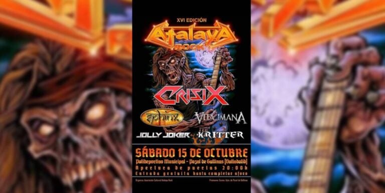 ‘Atalaya Rock’ cierra su cartel con la mejor música metal para la noche del 15 de octubre