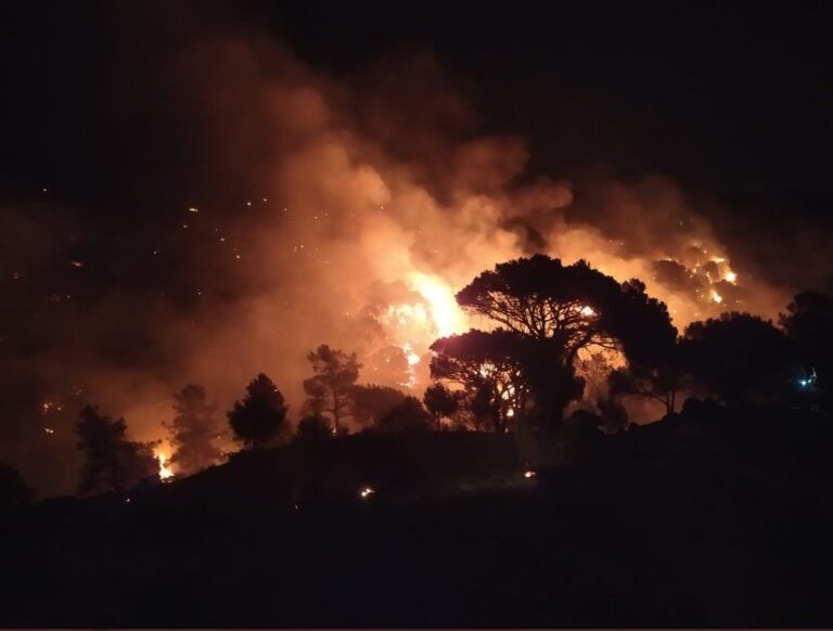 Seis pueblos evacuados por el incendio de Vegalatrave, en Zamora, declarado de Nivel 2
