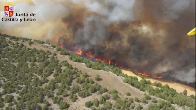 La Junta declara alerta de riesgo de incendios forestales en Castilla y León del 24 al 26 de julio