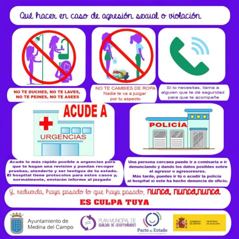 Medina del Campo ubicará Puntos Violetas de información y acompañamiento contra las agresiones sexuales