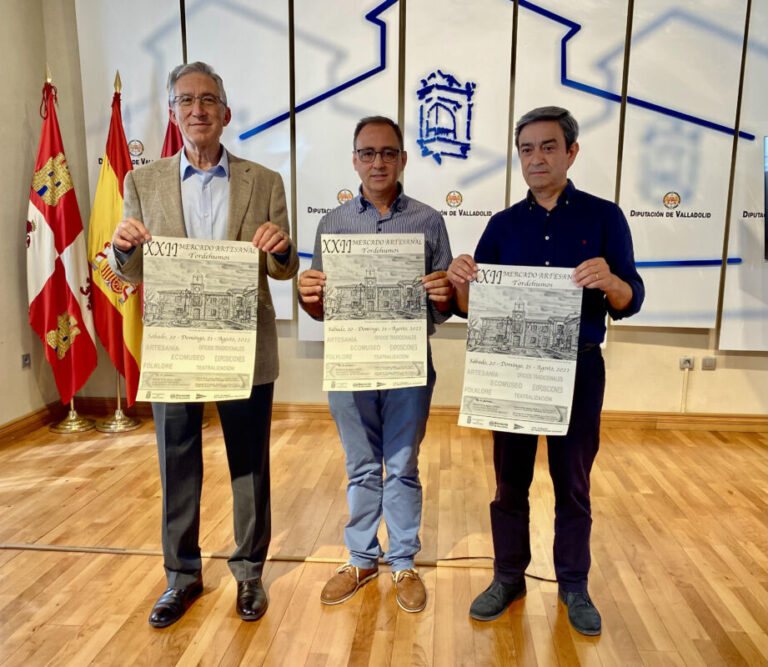 La Diputación de Valladolid presenta el XXII Mercado Artesanal de Tordehumos