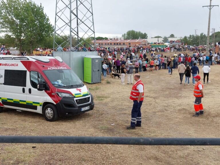 Cruz Roja realiza siete asistencias sanitarias durante el encierro del Toro de la Vega