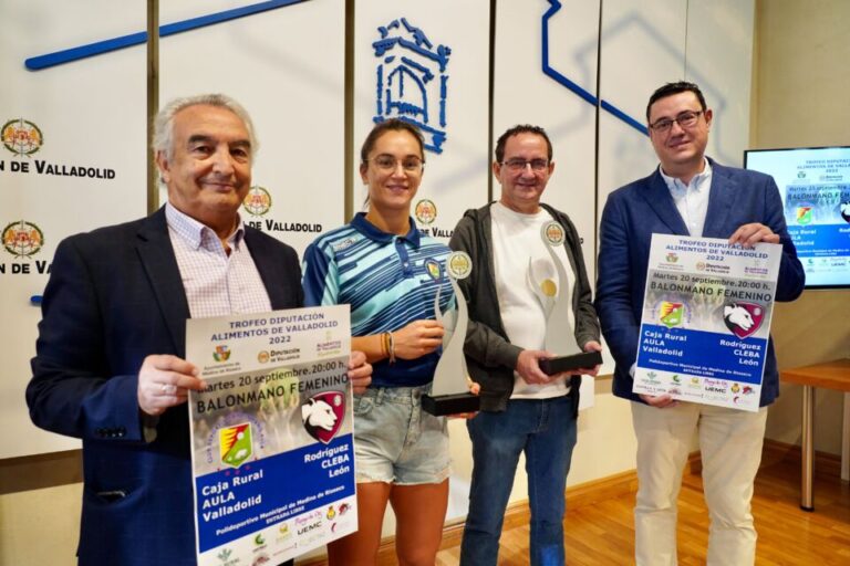 La Diputación de Valladolid acogió la presentación del Trofeo Diputación de balonmano femenino 2022