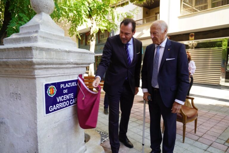 Valladolid dedica una plaza a Vicente Garrido Capa en señal de homenaje