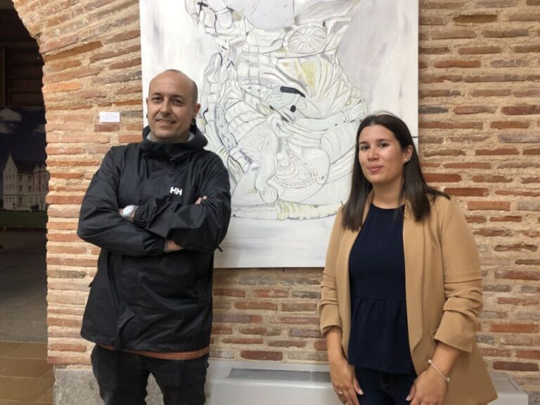 El artista Gonzalo Gutiérrez Muñoz expone sus obras en el Centro Cultural Integrado
