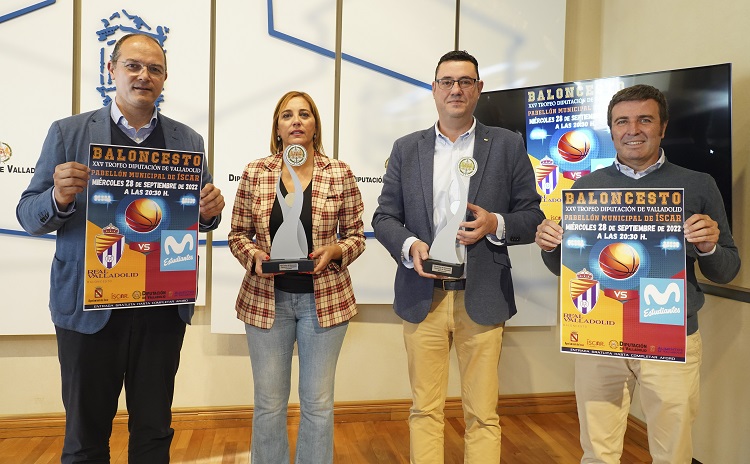La Diputación de Valladolid presenta el XXV Trofeo Diputación – Alimentos de Valladolid 2022 de baloncesto