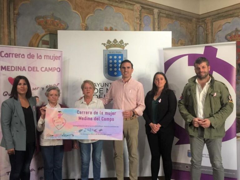 La VI Carrera de la Mujer recauda 2.424 euros para la AECC en Medina del Campo