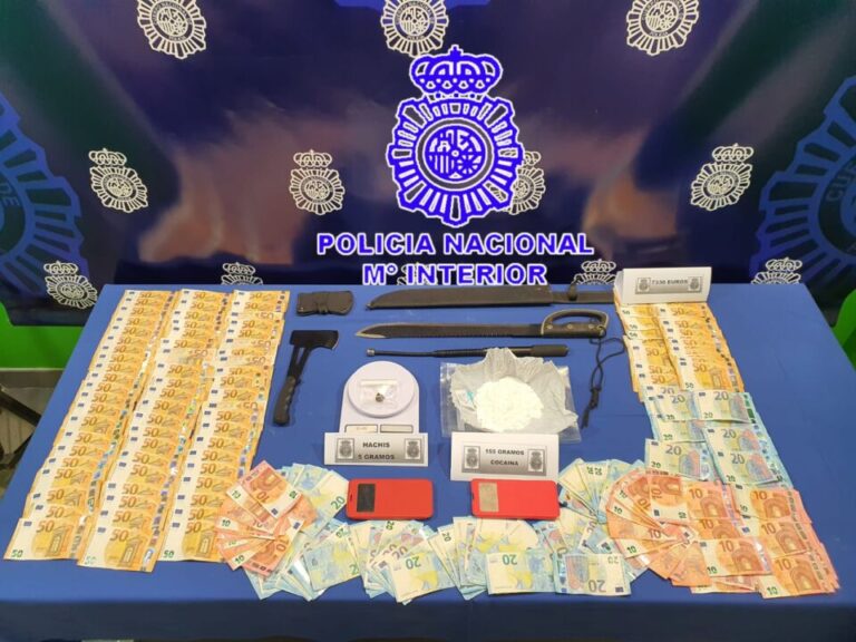 Desarticulado un punto de venta de drogas en la Barriada de las Viudas