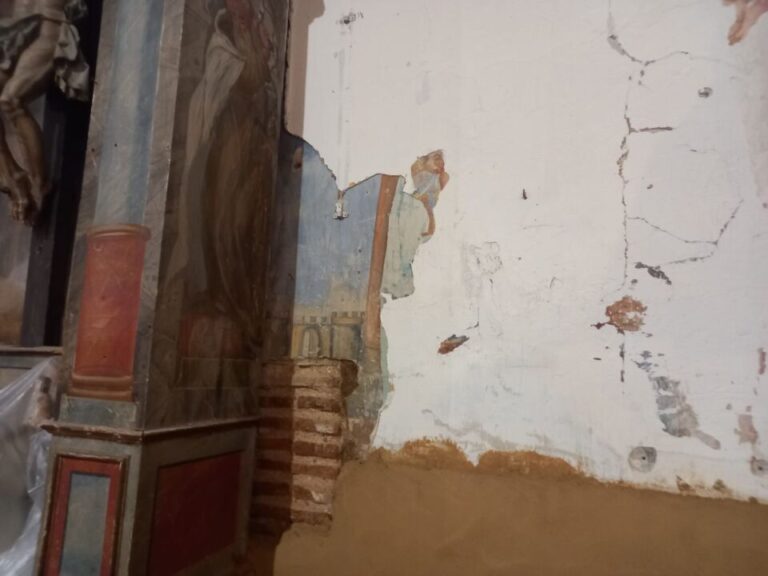 Hallan unos frescos en la Iglesia de Santa María de la Asunción de Ventosa de la Cuesta