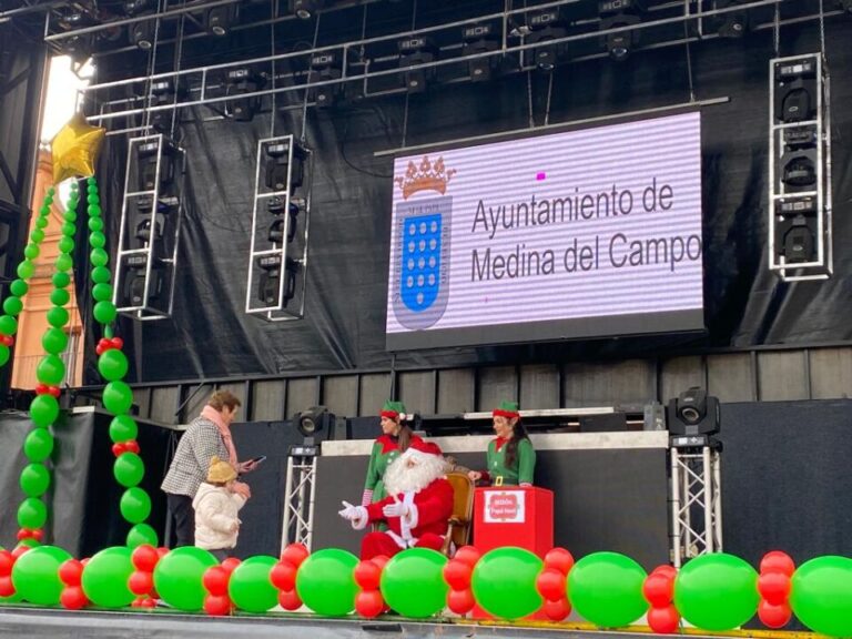 Papá Noel llega a Medina del Campo