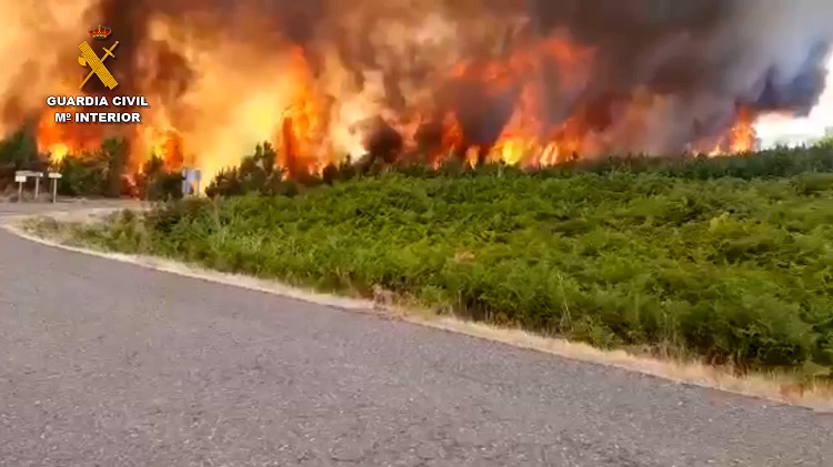 La Junta declara alerta de riesgo de incendios forestales por causas meteorológicas los días 17 y 18 de julio en toda la Comunidad