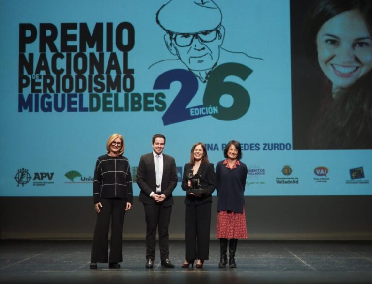 Luna Paredes Zurdo, galardonada con el Premio Nacional de Periodismo ‘Miguel Delibes’