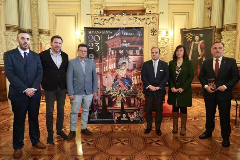 La Virgen de los Dolores, eje del cartel anunciador de la Semana Santa de Valladolid