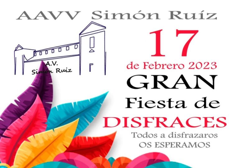 La Asociación de Vecinos ‘Simón Ruiz’ organiza una fiesta de disfraces con premio al mejor disfraz