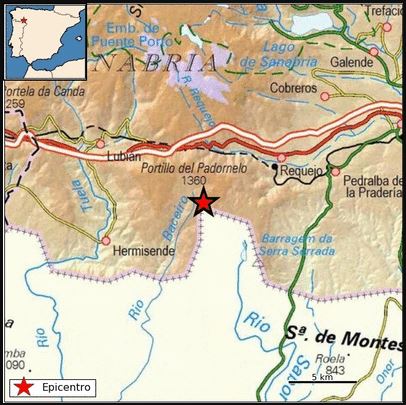 La provincia de Zamora sufre dos terremotos en menos de dos horas