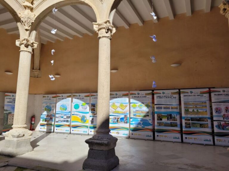 Exposiciones sobre el río Duero y clipmetrajes para concienciar a los escolares en el Instituto Gómez Pereira