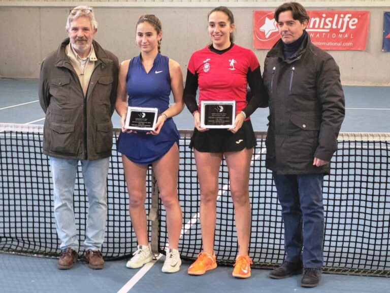 María Suárez y Julia Millán, campeona y subcampeona del Master de Tenis Autonómico de Castilla y León