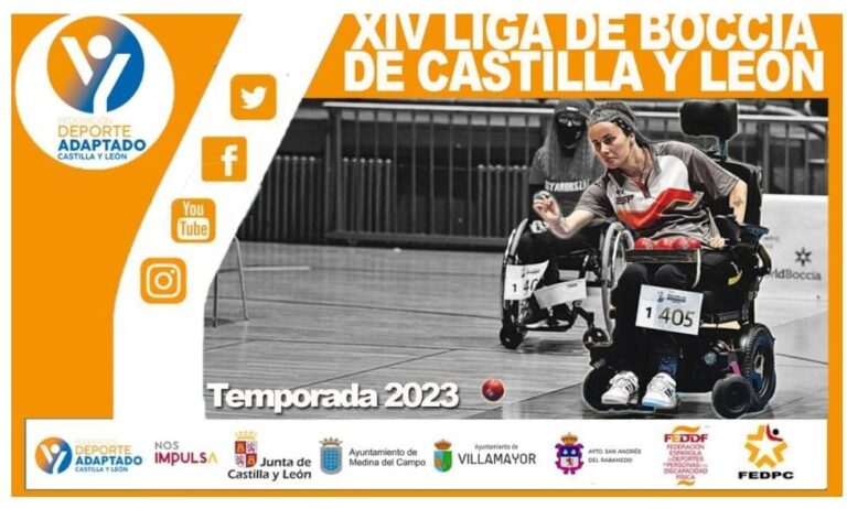 Medina del Campo apuesta por el deporte adaptado y acoge la XIV Liga de Baccia de Castilla y León