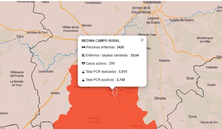 Medina del Campo suma dos nuevas muertes con Covid en los últimos días