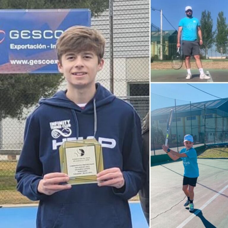 Mateo Alonso, del Infinity Tennis Club, se proclama ganador del Torneo Provincial