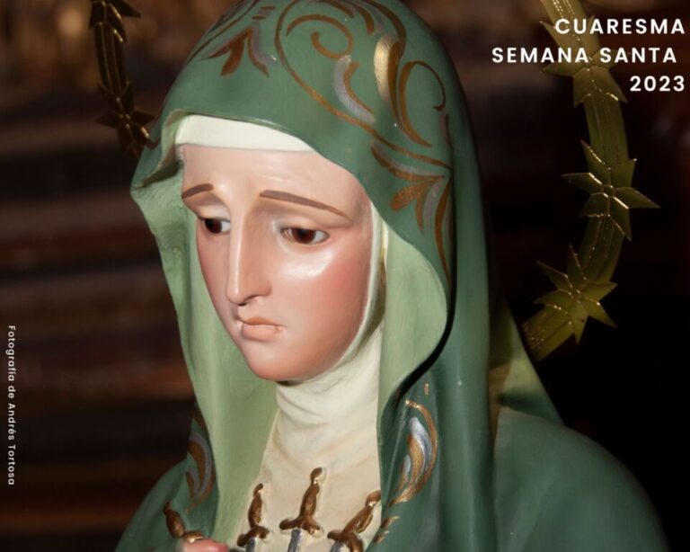 María al pie de la Cruz procesionará esta tarde desde el Asilo