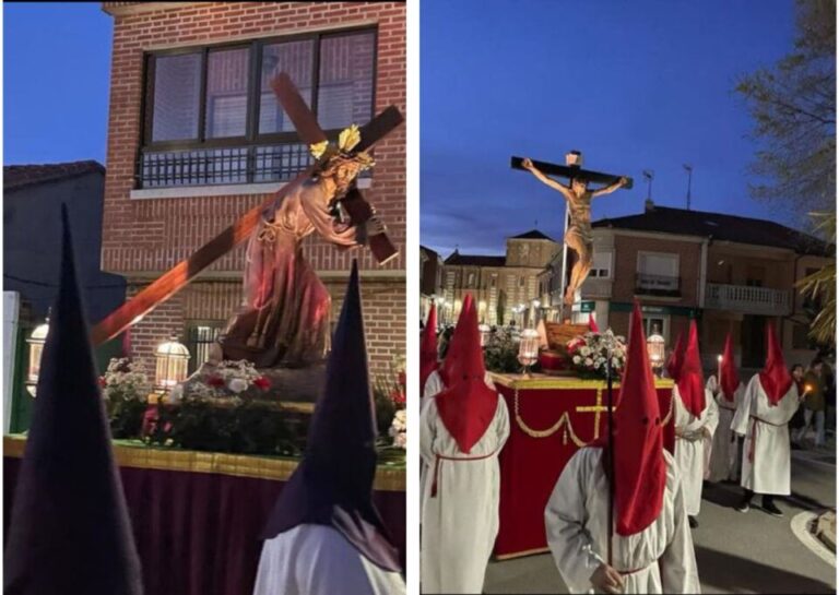 El Cristo de la Paz y Jesús Nazareno recorren las calles de El Carpio