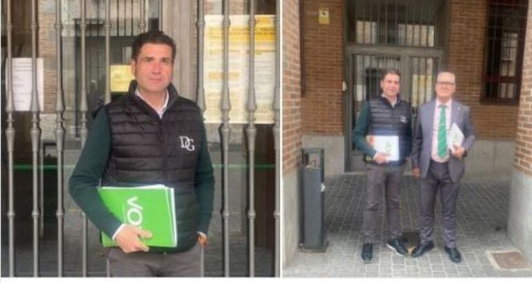 Vox registra sus candidaturas en la Junta Electoral de Medina del Campo