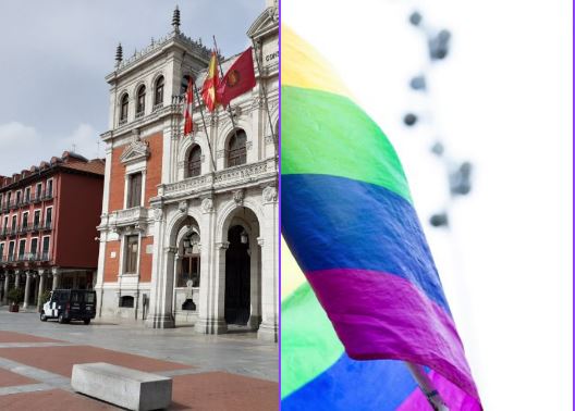 El juzgado no considera ajustado a derecho colocar una pancarta con la bandera LGTBI en el Ayuntamiento de Valladolid