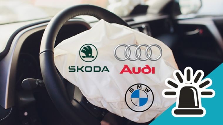 Alerta: airbgas defectuosos en vehículos Audi, BMW y Skoda