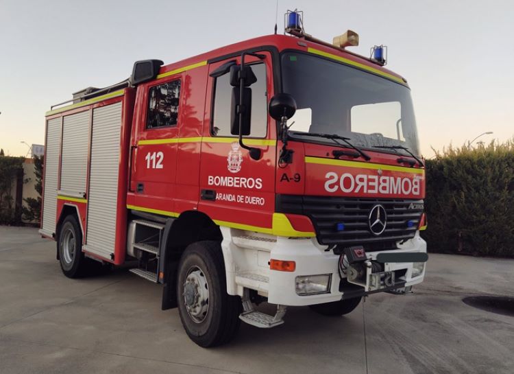 Un herido en una explosión en Aranda de Duero