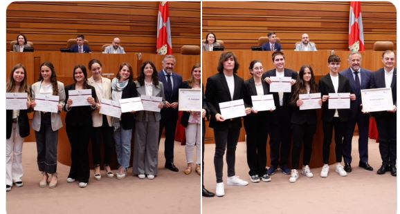 El CC ‘Pinoalbar’ de Simancas (Valladolid) y el IES ‘Lucía de Medrano’ de Salamanca vencen en la VII ‘Liga Debate’ de Castilla y León