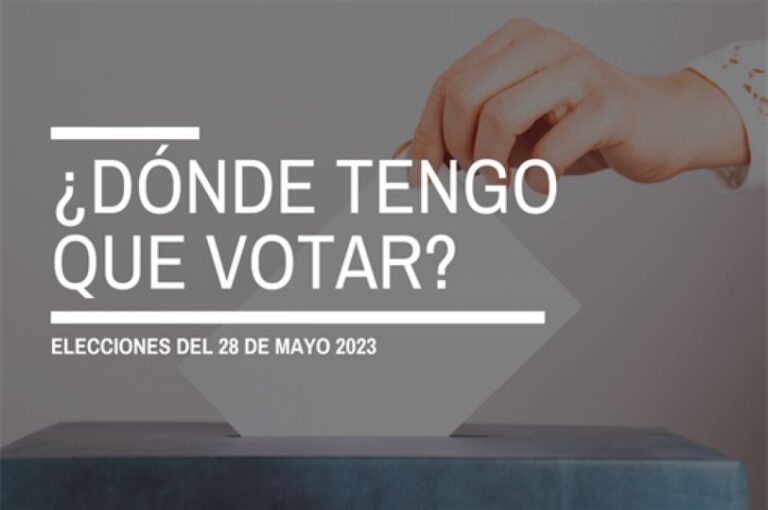 Elecciones del 28 de mayo: ¿dónde tengo que ir a votar?