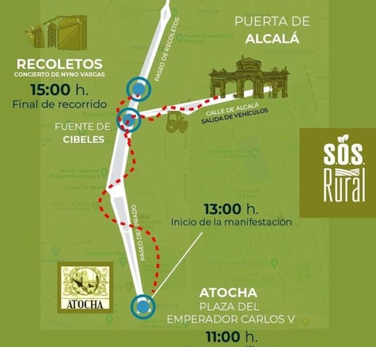 El mundo rural prepara una gran manifestación el día 14 de mayo en Madrid