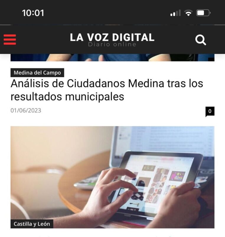 La Voz Digital: Consolidado como uno de los tres principales periódicos digitales de Valladolid