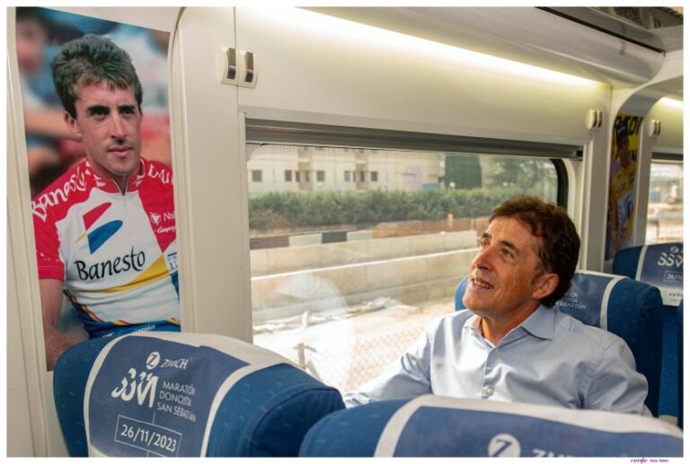 Renfe homenajea con una exposición fotográfica a los ciclistas españoles que hicieron podio en el Tour de Francia
