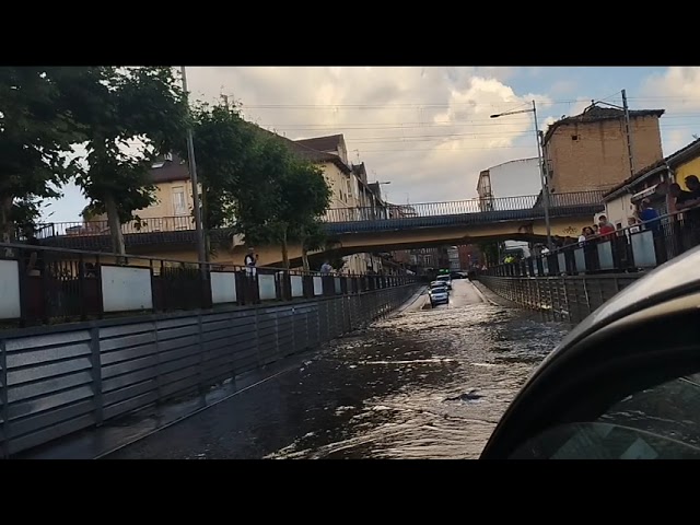 Las calles de Medina del Campo se convierten en ríos