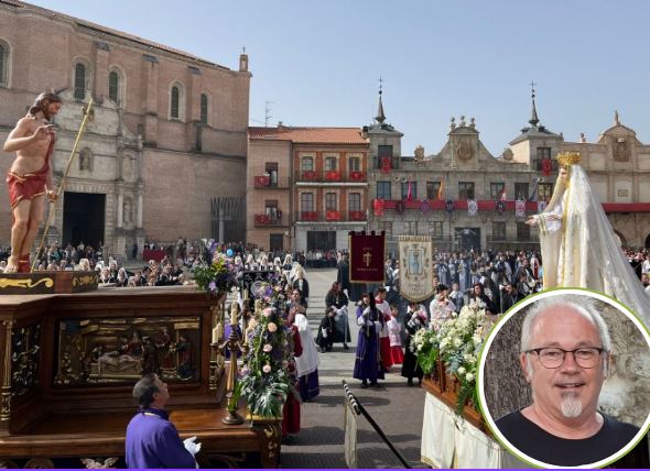 Una imagen de José del Campo Bada, cartel de la Semana Santa 2024 de Medina del Campo
