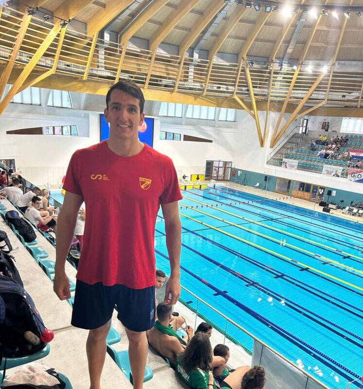 José Antonio Alonso Téllez se clasifica en las finales del Campeonato de Europa de natación con aletas