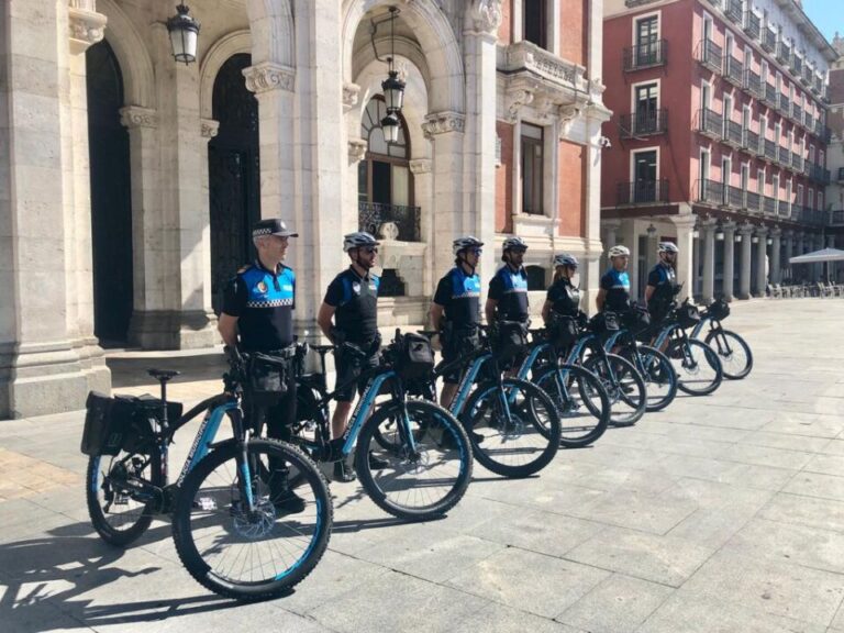 El Ayuntamiento de Valladolid reactiva con el verano la Sección Ciclista de la Policía Municipal