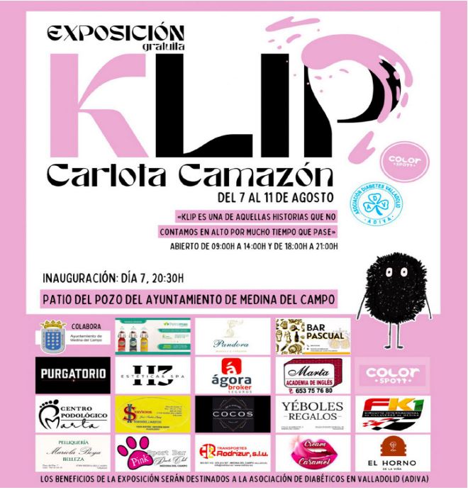 ‘Klip’ , la exposición a beneficio de AdIVA que se estrena este 7 de agosto en Medina del Campo