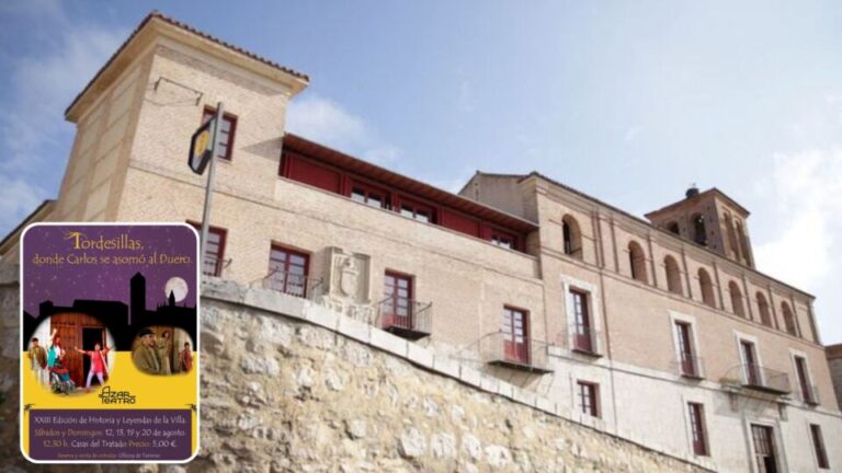 Las visitas teatralizadas “Tordesillas, donde Carlos se asomó al Duero” dan comienzo este fin de semana